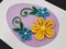 Paper Quilling Easter Egg with Flowers Frame